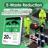Refurbished: WP SaveGreen 20TB SATA 6Gb/s 7200RPM 3.5" Eco HDD