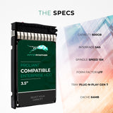 Refurbished: 14TB 7.2K SAS 12Gb/s 3.5" HDD for HPE ProLiant Servers | Enterprise Drive in Gen7 Tray