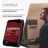 Refurbished: WP Arsenal 8TB SAS 12Gb/s 7200RPM 3.5" DAS HDD - Water Panther