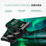 1.2TB 10K SAS 6Gb/s 2.5" HDD for HPE ProLiant Servers | Enterprise Drive in Gen8 Gen9 Gen10 Tray - Water Panther