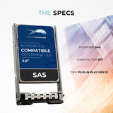 1TB 7200 RPM SAS 12Gbps 2.5 Hard Drive 6