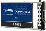 7.68TB 3D TLC SATA 6Gb/s 2.5" SSD for Dell PowerEdge Servers | Enterprise Drive in 13G Tray