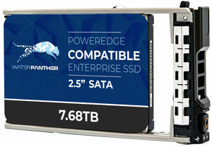 Refurbished: 7.68TB 3D TLC SATA 6Gb/s 2.5" SSD for Dell PowerEdge Servers | Enterprise Drive in 13G Tray
