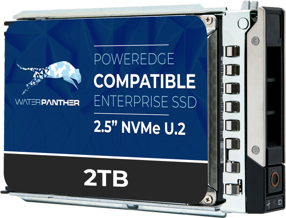 2TB 3D TLC PCIe 3.0 x4 NVMe U.2 SSD for Dell EMC PowerEdge Servers | Enterprise Drive in 14G Tray