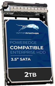 Refurbished: 2TB SATA 6Gb/s 7.2K RPM 3.5" HDD for Dell PowerEdge Servers | Enterprise Drive in 13G Tray
