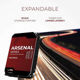 WP Arsenal 22TB SATA 6Gb/s 7200RPM 3.5" DAS HDD expandable