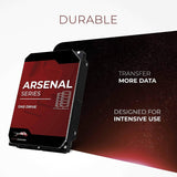 WP Arsenal 22TB SATA 6Gb/s 7200RPM 3.5" DAS HDD durable