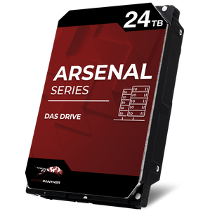 Refurbished: WP Arsenal 24TB SATA 6Gb/s 7200RPM 3.5" DAS HDD