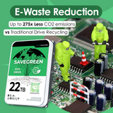 Refurbished: WP SaveGreen 22TB SATA 6Gb/s 7200RPM 3.5" Eco HDD