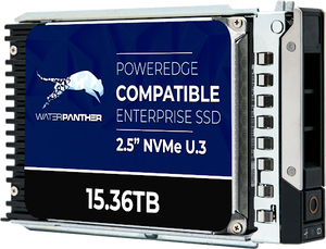 15.36TB 3D TLC PCIe 4.0 x4 NVMe U.3 SSD for Dell EMC PowerEdge Servers | Enterprise Drive in 14G 15G Tray