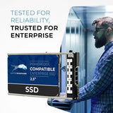Refurbished: 400GB SAS 12Gb/s 2.5" SSD for Dell PowerEdge Servers | Enterprise Drive in 13G Tray