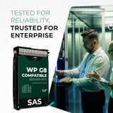 Refurbished: 16TB 7.2K SAS 12Gb/s 3.5" HDD for HPE ProLiant Servers | Enterprise Drive in Gen8 Tray