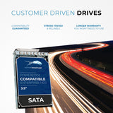 Refurbished: 2TB SATA 6Gb/s 7.2K RPM 3.5" HDD for Dell EMC PowerEdge Servers | Enterprise Drive in 14G Tray