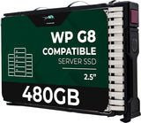 480GB 3D TLC SATA 6Gb/s 2.5" SSD for HPE ProLiant Servers | Enterprise Drive in Gen8 Tray image-1
