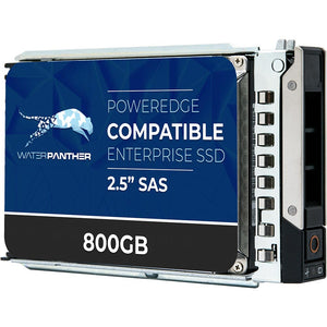 800GB MLC SAS 12Gb/s 2.5" SSD for Dell EMC PowerEdge Servers | Enterprise Drive in 14G Tray 1