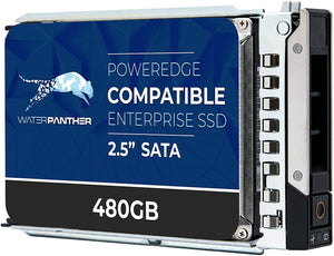 480GB 3D TLC SATA 6Gb/s 2.5" SSD for Dell EMC PowerEdge Servers | Enterprise Drive in 14G Tray image-1