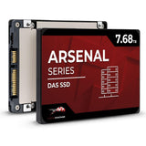 WP Arsenal 7.68TB SATA 6Gb/s 2.5" DAS SSD - Water Panther