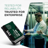 800GB 3D TLC SAS 12Gb/s 2.5" SSD for HPE ProLiant Servers | Enterprise Drive in Gen8 Gen9 Gen10 Tray - Water Panther